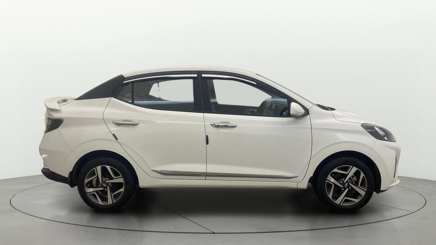 2022 Hyundai AURA SX 1.2 CNG, CNG, Manual, 9,680 km, Right Side View