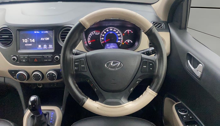 2017 Hyundai Grand i10 SPORTZ (O) AT 1.2 KAPPA VTVT, Petrol, Automatic, 49,030 km, Steering Wheel Close Up
