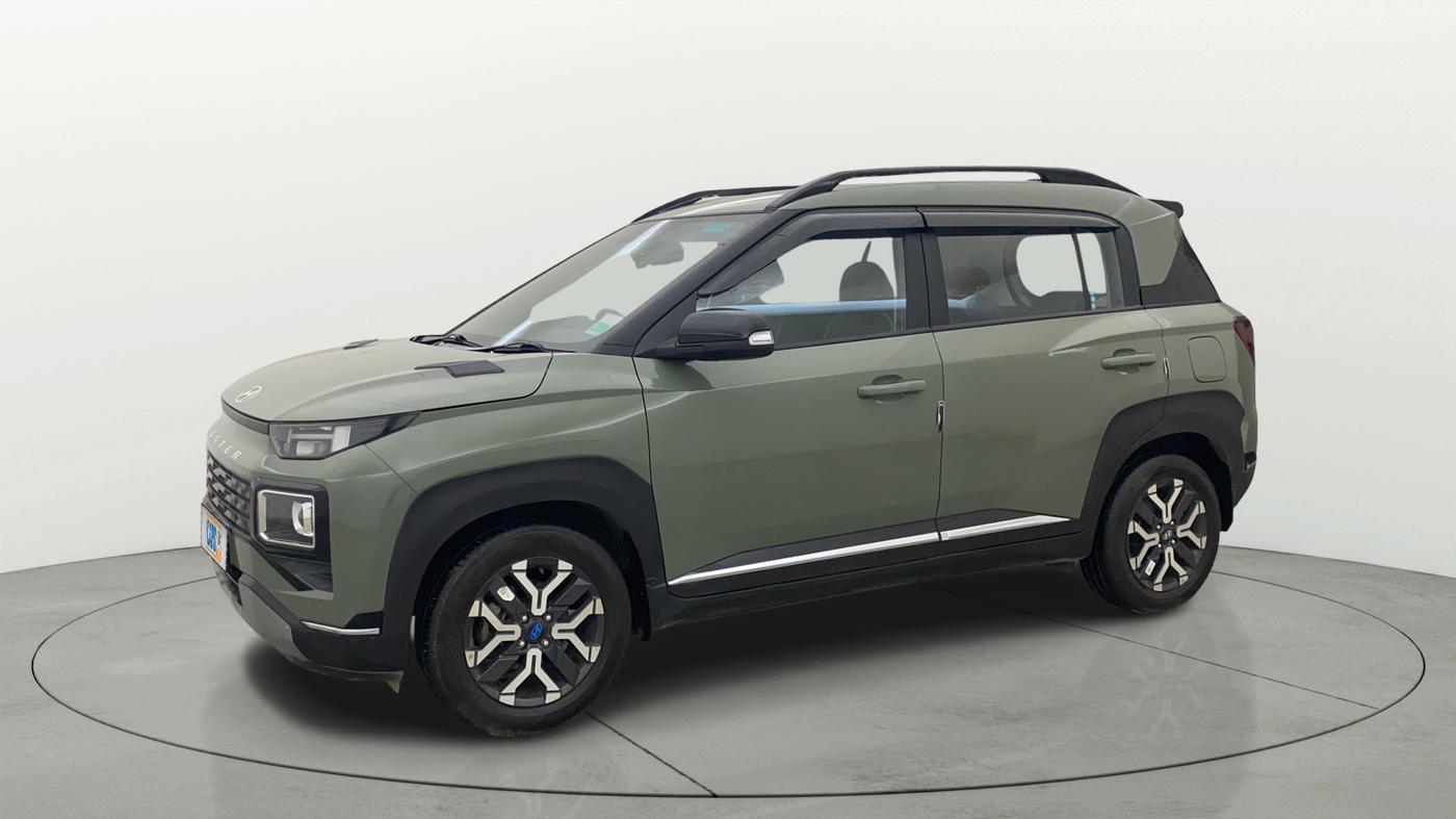 2023 Hyundai EXTER SX(O) CONNECT 1.2 AMT, Petrol, Automatic, 7,638 km, Left Front Diagonal