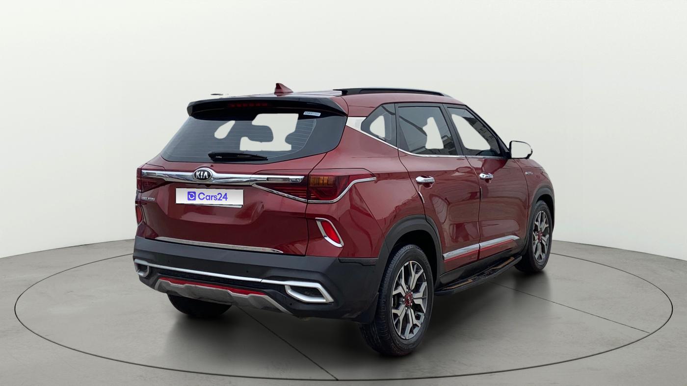2020 KIA SELTOS GTX PLUS AT 1.5 DIESEL, Diesel, Automatic, 79,507 km, Right Back Diagonal