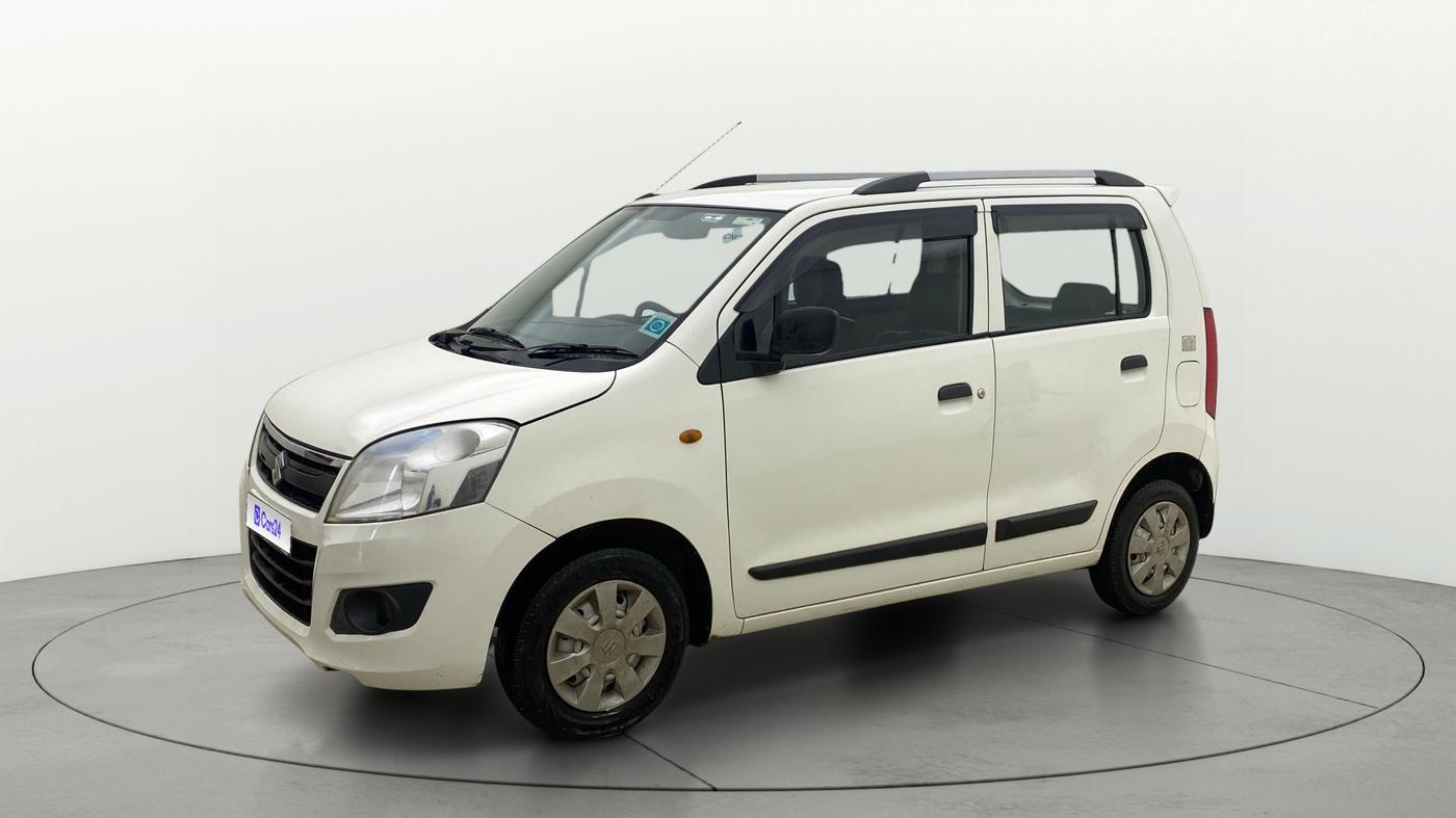 2017 Maruti Wagon R 1.0 LXI CNG, CNG, Manual, 51,600 km, Left Front Diagonal