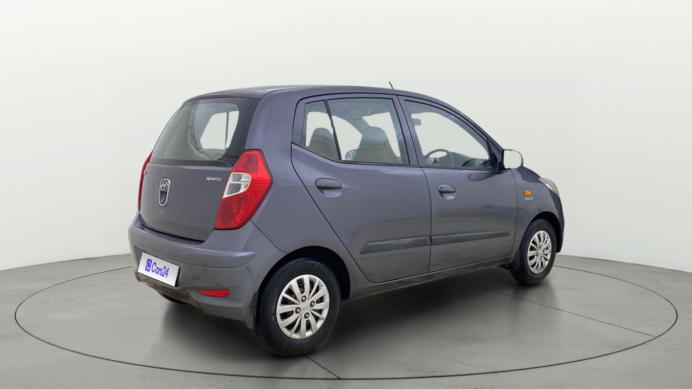 2014 Hyundai i10 SPORTZ 1.1, Petrol, Manual, 38,650 km, Right Back Diagonal