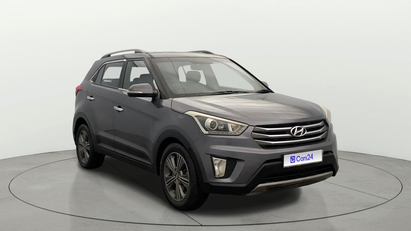 2016 Hyundai Creta SX PLUS AT 1.6 DIESEL, Diesel, Automatic, 98,153 km, Right Front Diagonal