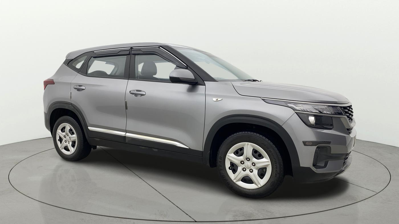 2021 KIA SELTOS HTE 1.5 PETROL, Petrol, Manual, 21,576 km, Right Front Diagonal