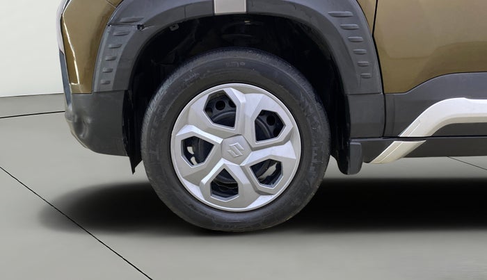 2024 Maruti BREZZA VXI AT SMART HYBRID, Petrol, Automatic, 27,089 km, Left Front Wheel
