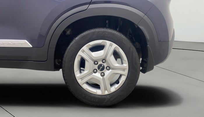 2023 KIA SONET HTK PLUS 1.0 IMT, Petrol, Manual, 13,063 km, Left Rear Wheel