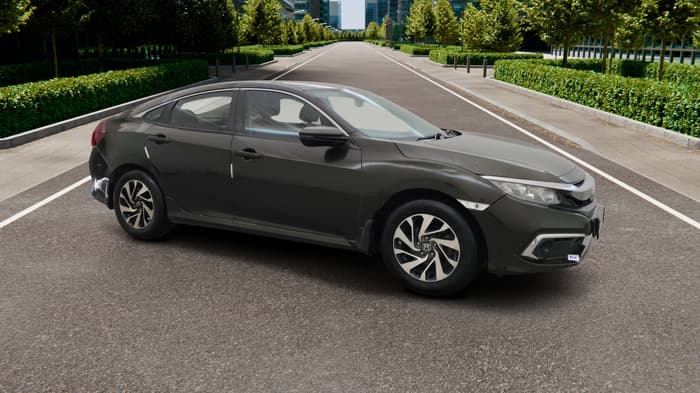 2019 Honda Civic 1.8L I-VTEC VX CVT, CNG, Automatic, 73,220 km, Right Front Diagonal