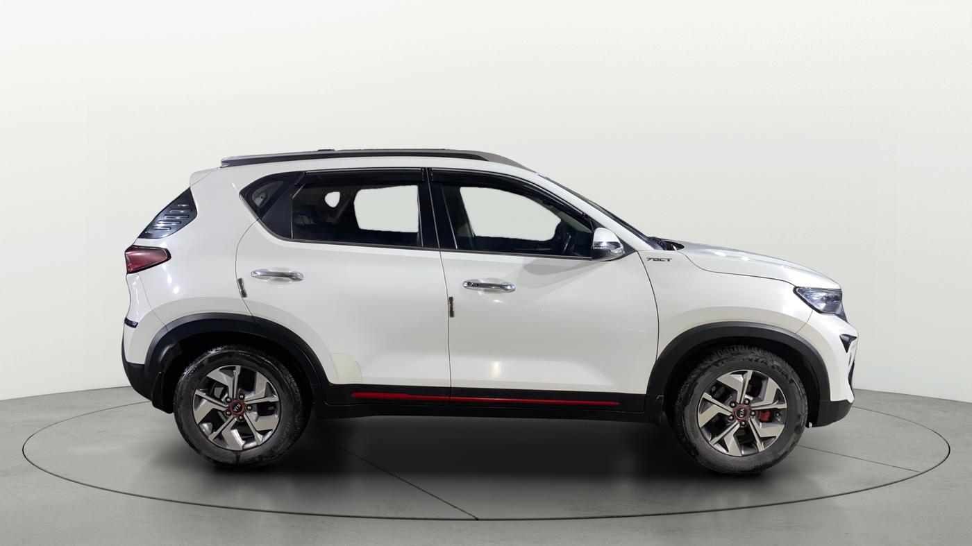 2020 KIA SONET GTX PLUS 1.0 DCT, Petrol, Automatic, 74,226 km, Right Side View