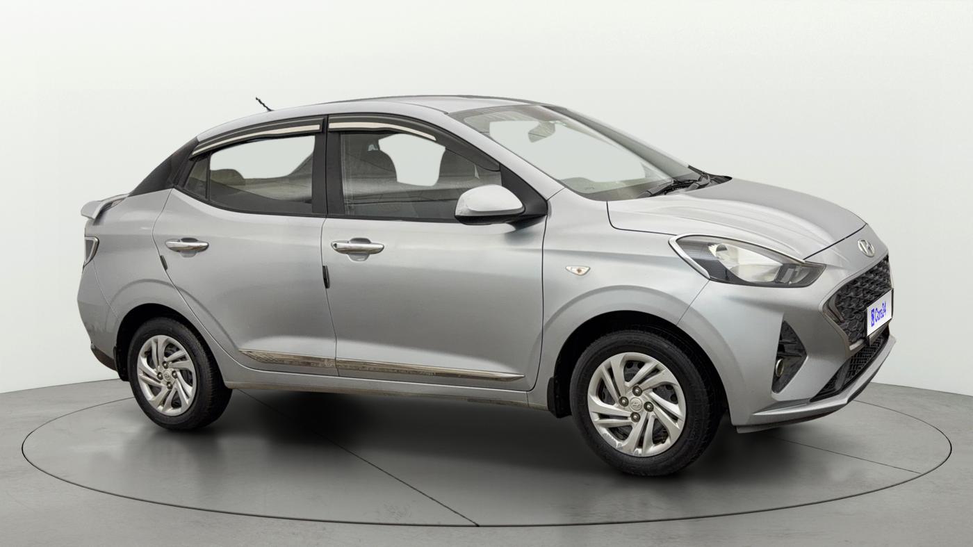 2022 Hyundai AURA S 1.2 CNG, CNG, Manual, 66,893 km, Right Front Diagonal