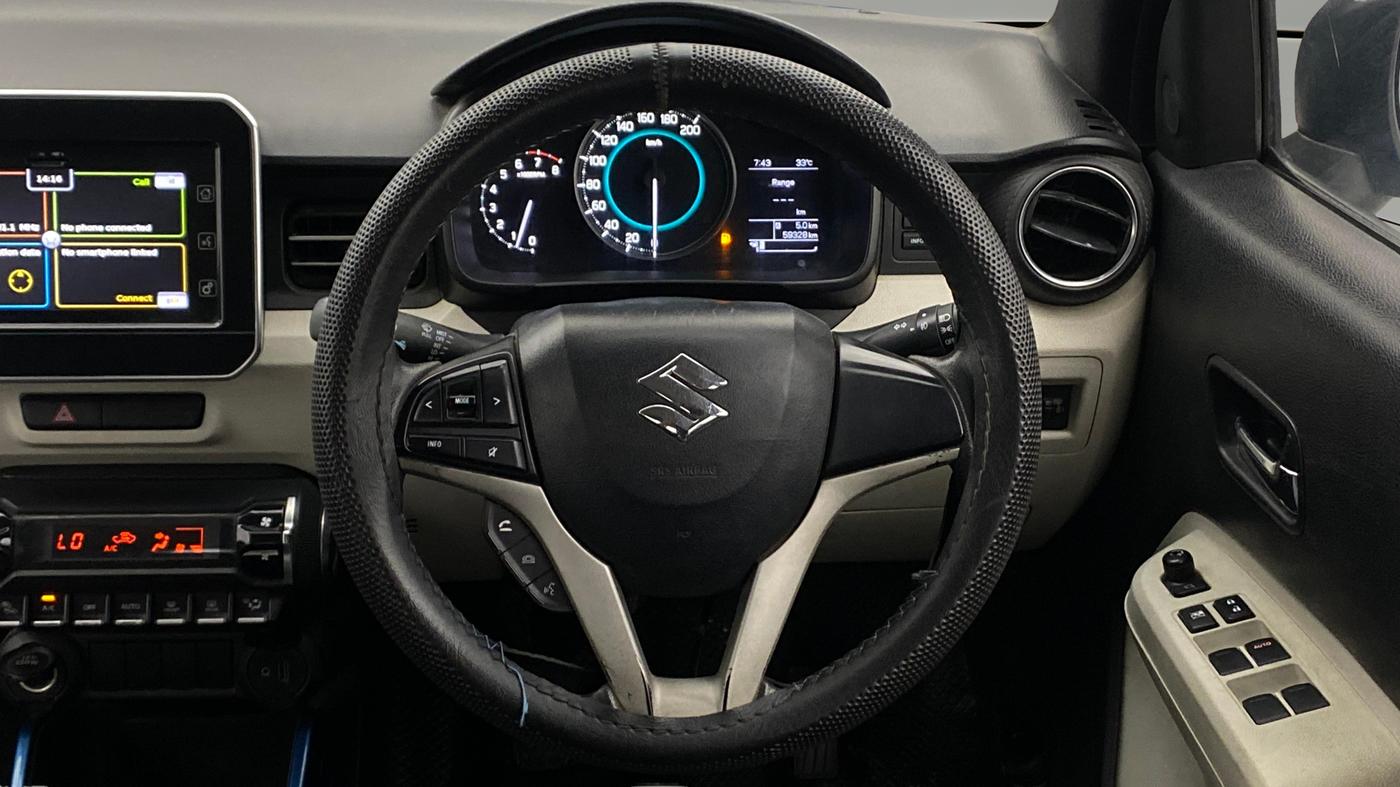 2018 Maruti IGNIS ALPHA 1.2 DUAL TONE, Petrol, Manual, 59,323 km, Steering Wheel Close Up