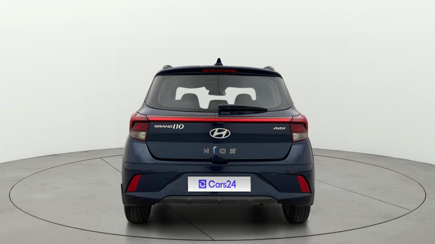 2024 Hyundai GRAND I10 NIOS ASTA AMT 1.2 KAPPA VTVT, Petrol, Automatic, 23,608 km, Back/Rear