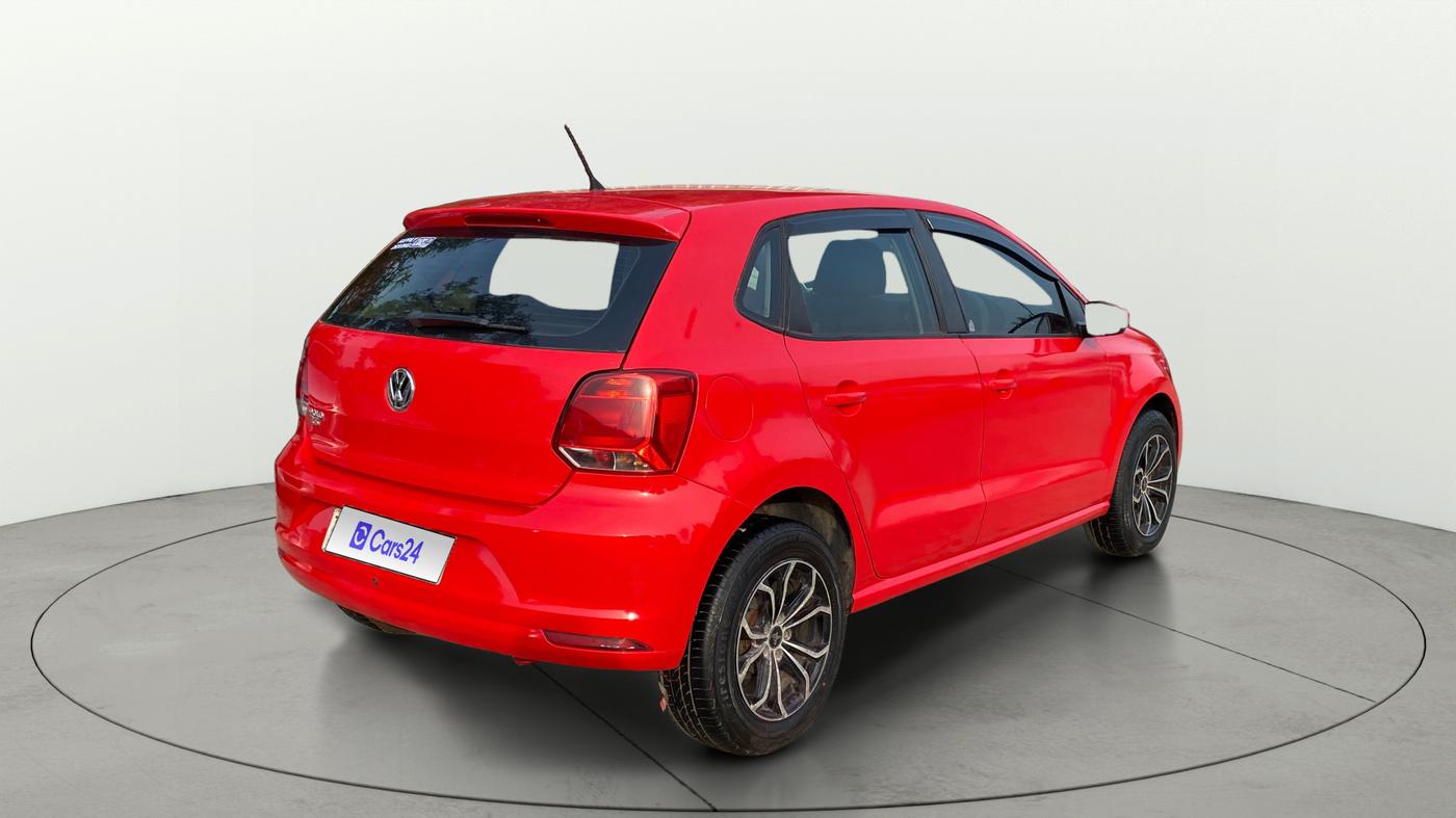2016 Volkswagen Polo COMFORTLINE 1.2L, Petrol, Manual, 99,630 km, Right Back Diagonal