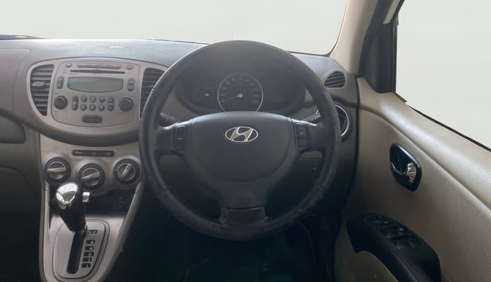 2012 Hyundai i10 ASTA 1.2 AT SUNROOF, Petrol, Automatic, 57,305 km, Steering Wheel Close Up