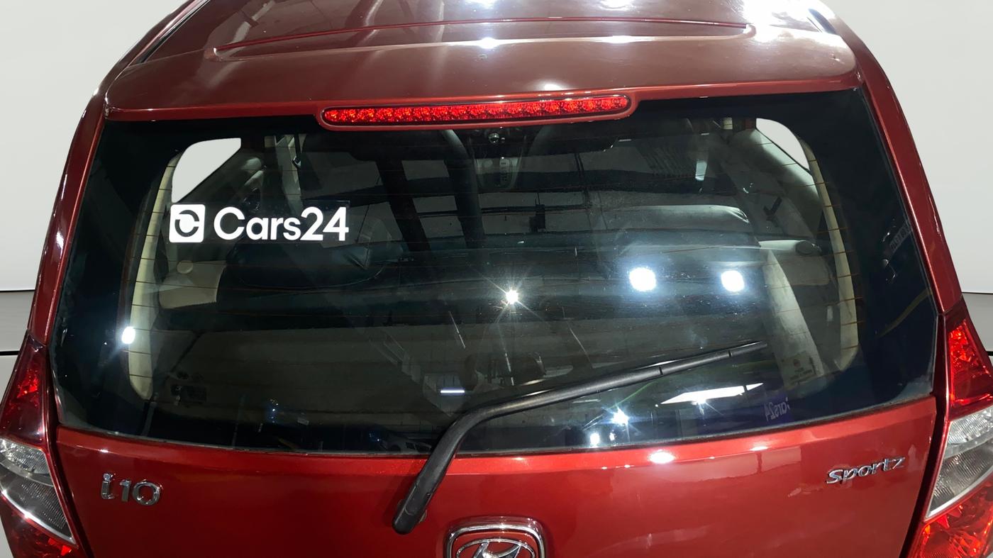 2013 Hyundai i10 SPORTZ 1.2 AT, Petrol, Automatic, 29,495 km, Rear Windshield