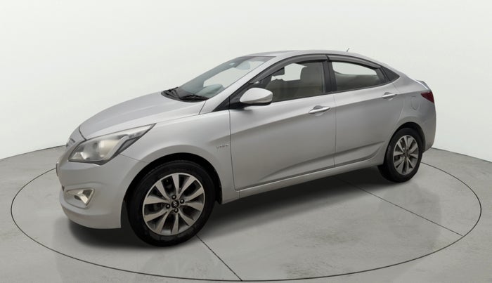 2015 Hyundai Verna FLUIDIC 4S1.6 VTVT S O AT, Petrol, Automatic, 80,101 km, Left Front Diagonal