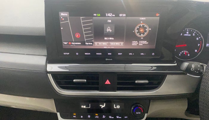 2020 KIA SELTOS HTX IVT 1.5 PETROL, Petrol, Automatic, 57,595 km, Air Conditioner