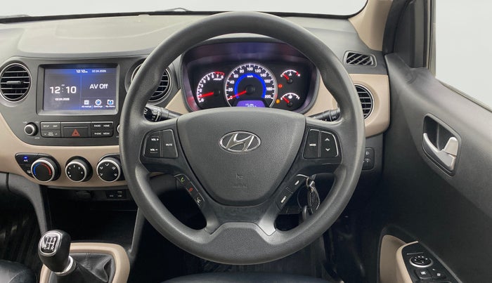 2018 Hyundai Grand i10 SPORTZ 1.2 KAPPA VTVT, Petrol, Manual, 82,973 km, Steering Wheel Close Up