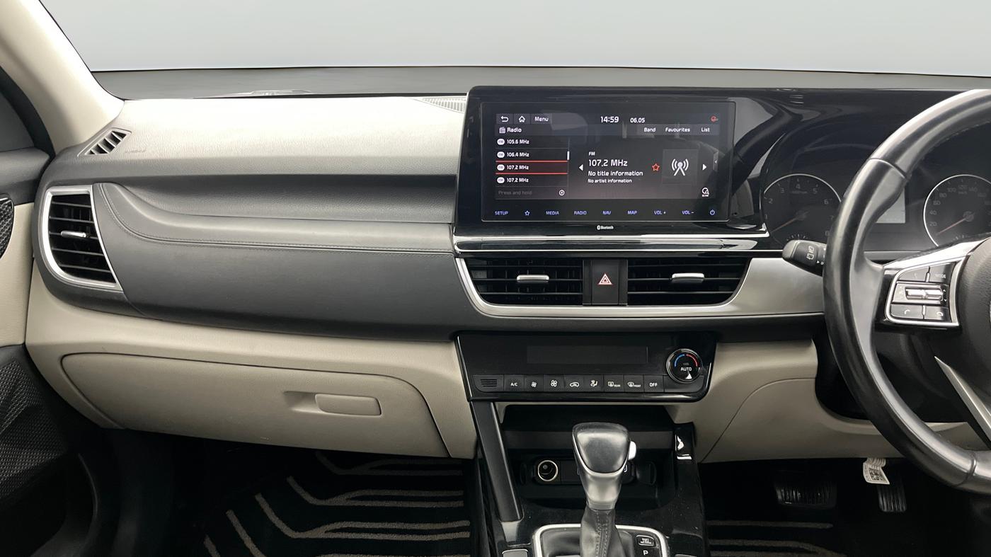 2019 KIA SELTOS HTX IVT 1.5 PETROL, Petrol, Automatic, 63,207 km, Air Conditioner