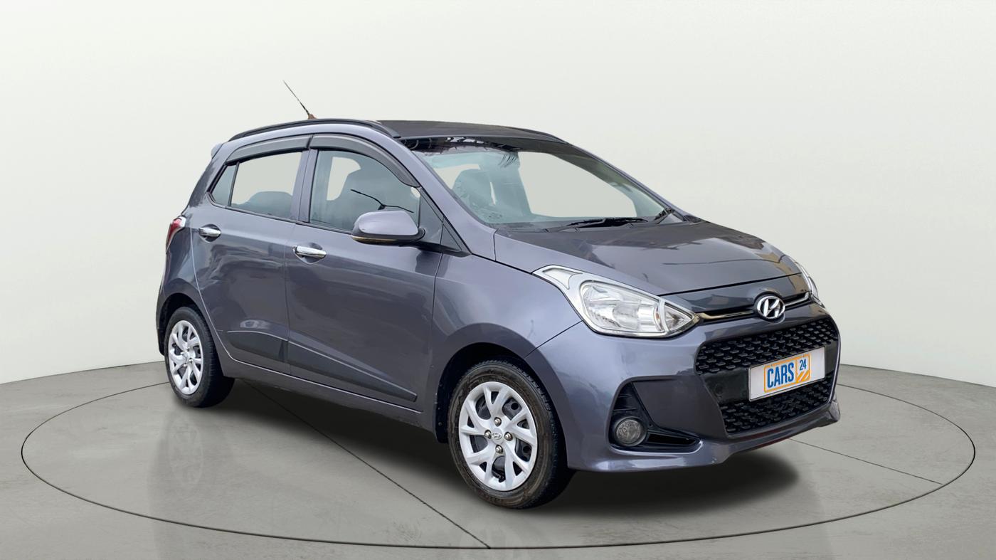 2019 Hyundai Grand i10 SPORTZ 1.2 KAPPA VTVT, Petrol, Manual, 40,088 km, Right Front Diagonal