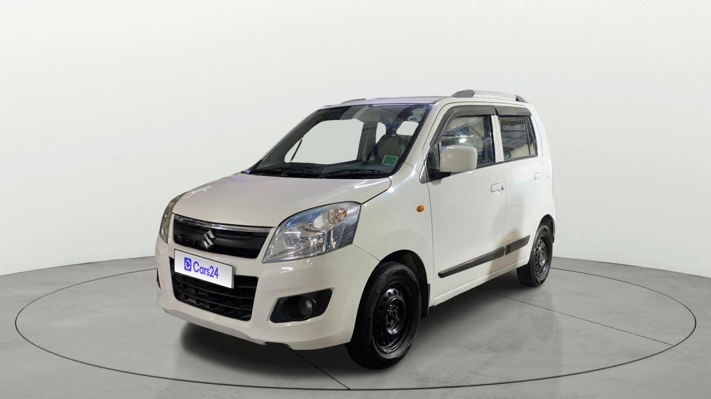 2013 Maruti Wagon R 1.0 VXI  ABS-AIRBAG, Petrol, Manual, 87,357 km, Left Front Diagonal
