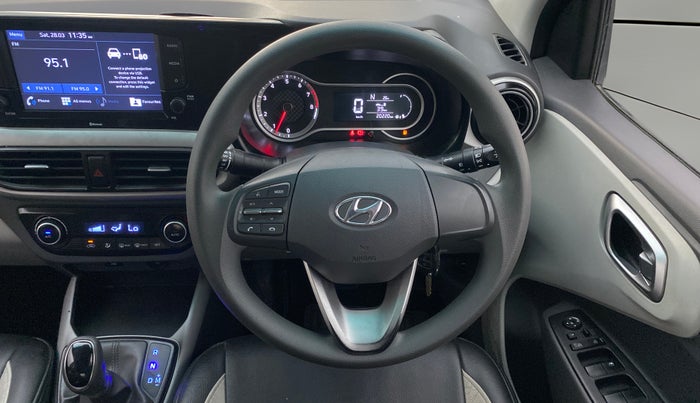 2020 Hyundai GRAND I10 NIOS SPORTZ AMT 1.2 KAPPA VTVT, Petrol, Automatic, 20,185 km, Steering Wheel Close Up