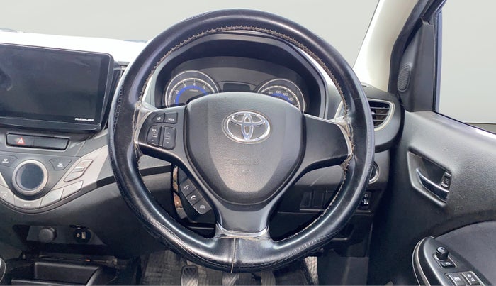 2021 Toyota Glanza G, Petrol, Manual, 75,777 km, Steering Wheel Close Up