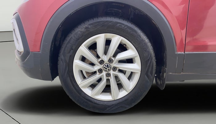 2021 Volkswagen TAIGUN HIGHLINE 1.0 TSI MT, Petrol, Manual, 42,890 km, Left Front Wheel