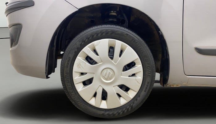 2015 Maruti Wagon R 1.0 VXI, Petrol, Manual, 1,21,130 km, Left Front Wheel