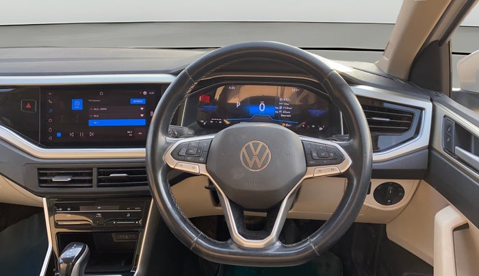 2022 Volkswagen VIRTUS TOPLINE TSI 1.0 AT, Petrol, Automatic, 67,723 km, Steering Wheel Close Up