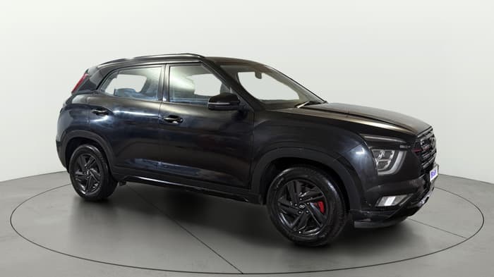2023 Hyundai Creta S PLUS KNIGHT 1.5 PETROL, Petrol, Manual, 72,616 km, Right Front Diagonal