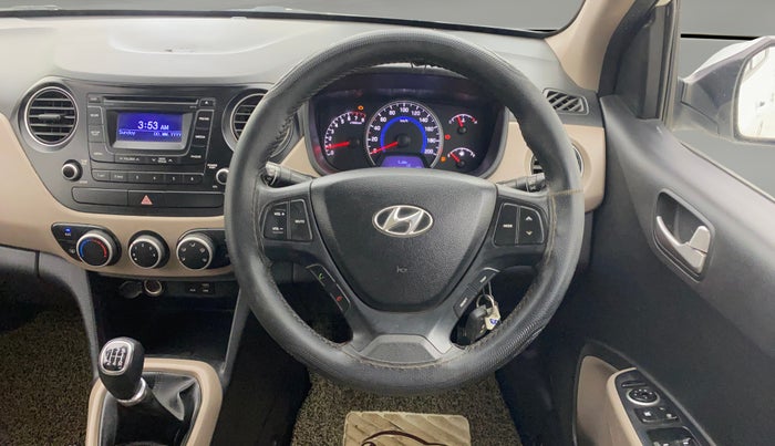 2016 Hyundai Grand i10 SPORTZ 1.2 KAPPA VTVT, CNG, Manual, 68,269 km, Steering Wheel Close Up