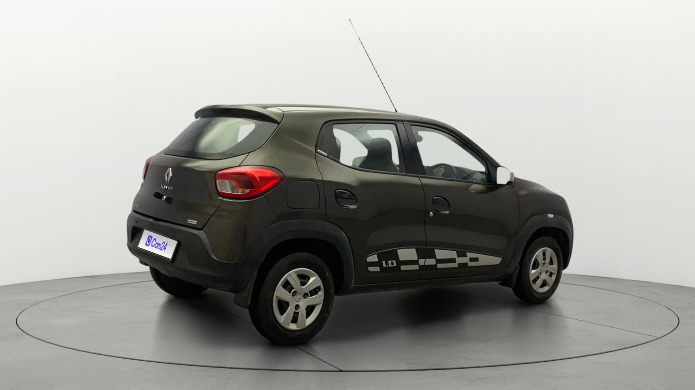 2018 Renault Kwid RXT 1.0 AMT (O), Petrol, Automatic, 78,253 km, Right Back Diagonal