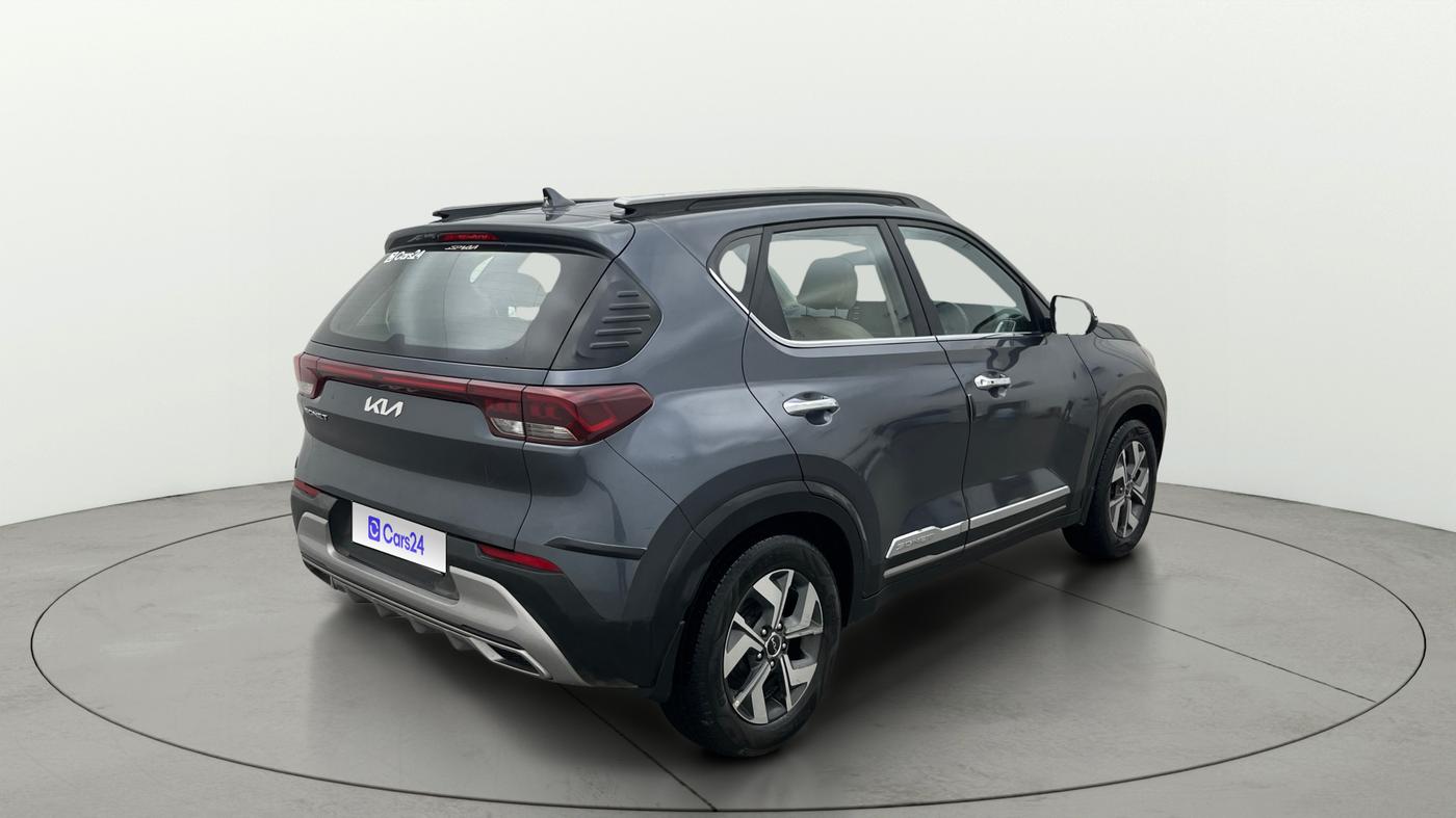 2021 KIA SONET HTX 1.5, Diesel, Manual, 48,554 km, Right Back Diagonal