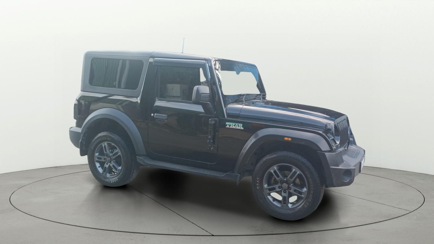 2024 Mahindra Thar LX P 2WD AT HT, Petrol, Automatic, 9,415 km, Right Front Diagonal