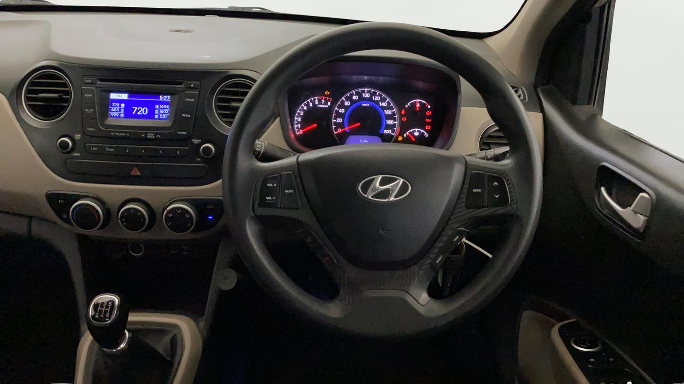 2015 Hyundai Grand i10 SPORTZ 1.2 KAPPA VTVT, Petrol, Manual, 55,260 km, Steering Wheel Close Up