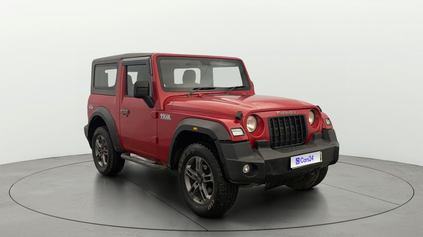 2021 Mahindra Thar AX (O) HT Diesel MT 4WD, Diesel, Manual, 1,13,394 km, Right Front Diagonal