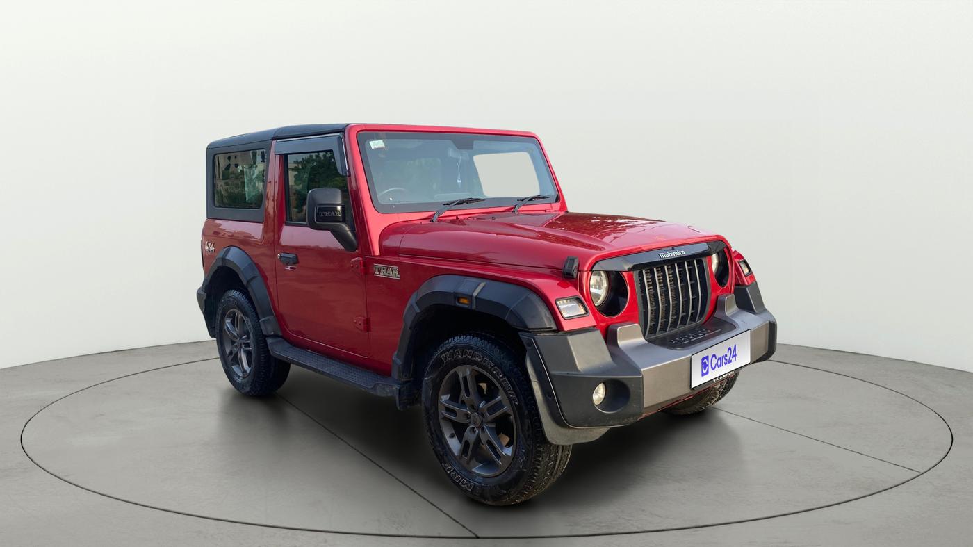 2022 Mahindra Thar LX HT PETROL 4WD MT, Petrol, Manual, 55,340 km, Right Front Diagonal