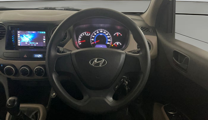 2015 Hyundai Grand i10 MAGNA 1.2 KAPPA VTVT, CNG, Manual, 59,702 km, Steering Wheel Close Up