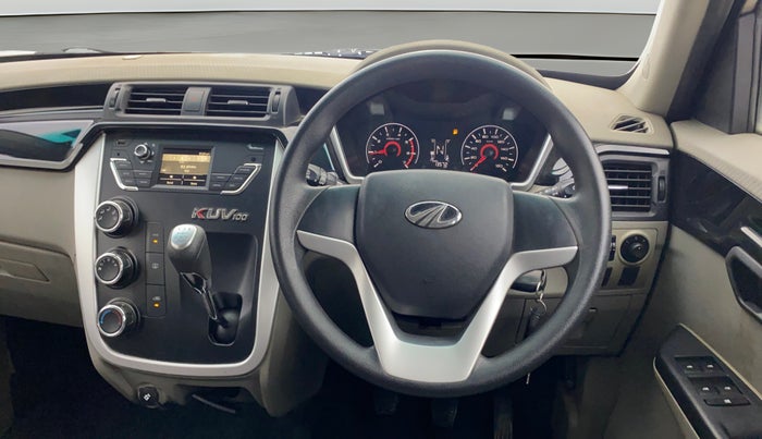 2016 Mahindra Kuv100 K6 6 STR, Petrol, Manual, 13,528 km, Steering Wheel Close Up