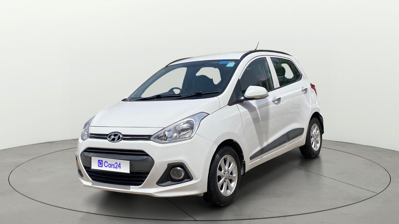 2015 Hyundai Grand i10 ASTA AT 1.2 KAPPA VTVT, Petrol, Automatic, 78,121 km, Left Front Diagonal