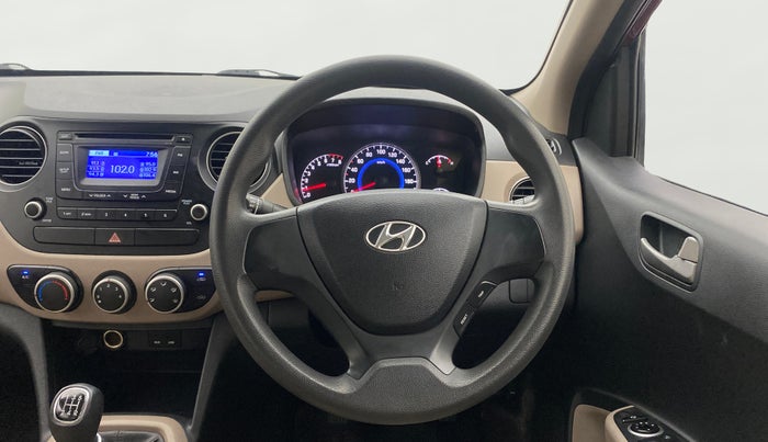 2014 Hyundai Grand i10 SPORTZ 1.2 KAPPA VTVT, Petrol, Manual, 73,755 km, Steering Wheel Close Up