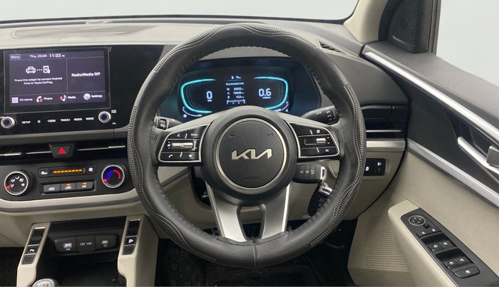2022 KIA CARENS PRESTIGE 1.4 PETROL 7 STR, Petrol, Manual, 24,555 km, Steering Wheel Close Up