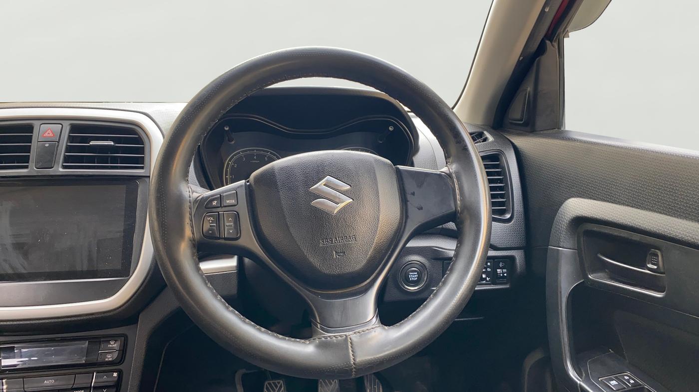 2021 Maruti Vitara Brezza VXI, Petrol, Manual, 52,341 km, Steering Wheel Close Up