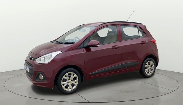 2016 Hyundai Grand i10 SPORTZ 1.2 KAPPA VTVT, Petrol, Manual, 86,371 km, Left Front Diagonal