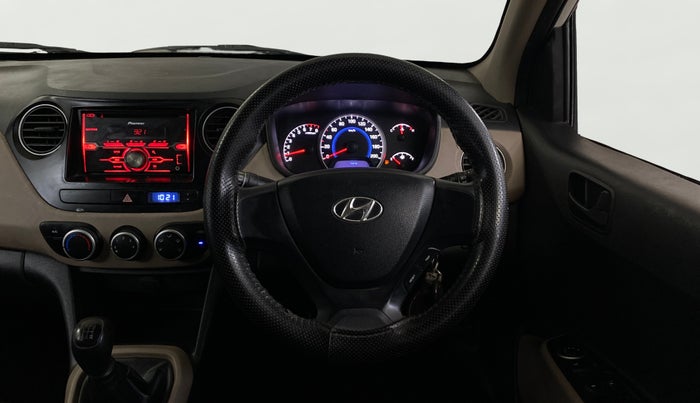 2015 Hyundai Grand i10 MAGNA 1.2 KAPPA VTVT, Petrol, Manual, 29,565 km, Steering Wheel Close Up