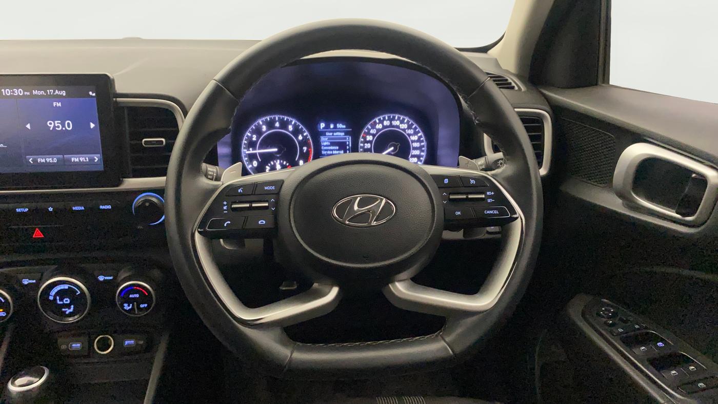 2022 Hyundai VENUE SX PLUS 1.0 TURBO DCT, Petrol, Automatic, 41,164 km, Steering Wheel Close Up