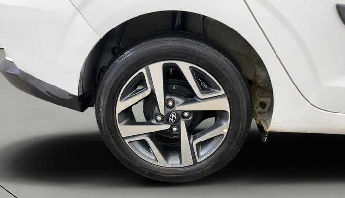 2021 Hyundai AURA SX PLUS 1.2 AMT, Petrol, Automatic, 20,257 km, Right Rear Wheel