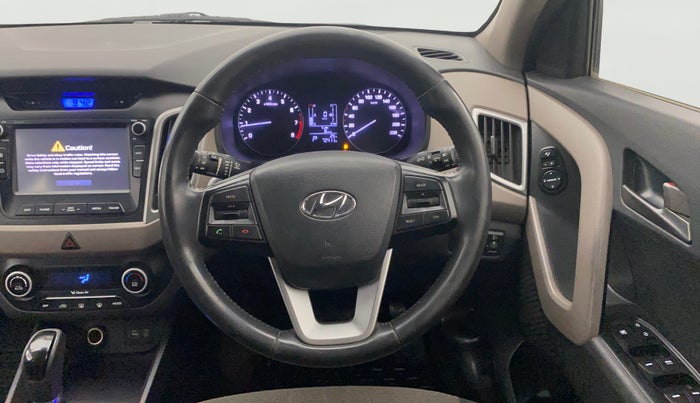 2017 Hyundai Creta SX PLUS AT 1.6 PETROL, Petrol, Automatic, 72,401 km, Steering Wheel Close Up