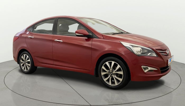 2015 Hyundai Verna FLUIDIC 4S 1.6 VTVT S(O), Petrol, Manual, 42,595 km, Right Front Diagonal