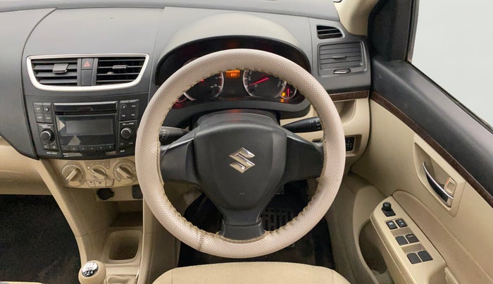 2015 Maruti Swift Dzire VXI, Petrol, Manual, 83,228 km, Steering Wheel Close Up